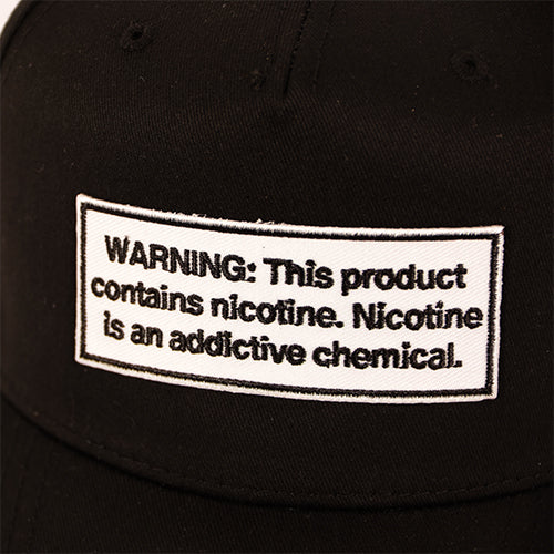 Black Sesh+ Warning Label Hat